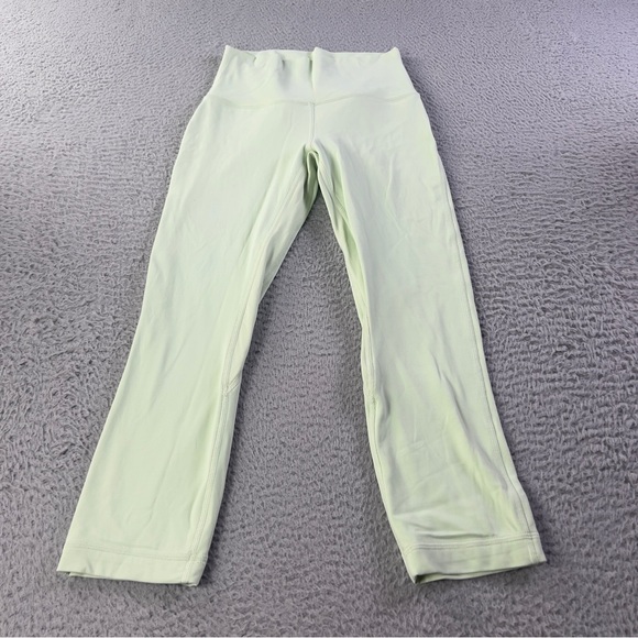 lululemon athletica Pants - Lululemon Align High Rise Pant Womens 4 Light Green 21'' Pockets Athletic Yoga